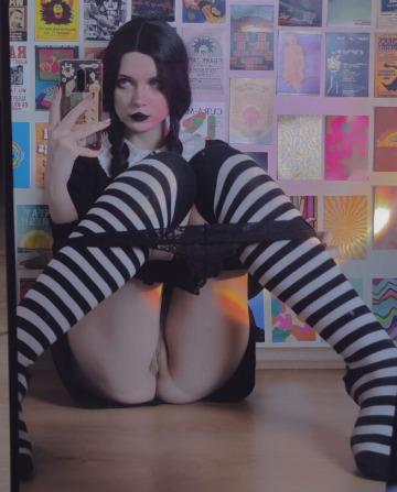 wednesday addams from the addams family by ave ria