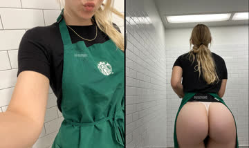 this big booty barista loves showing her ass on reddit