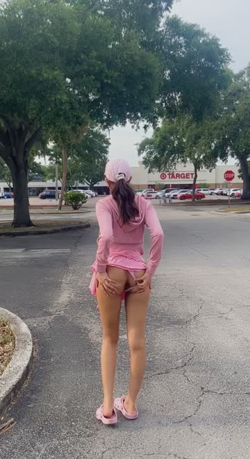 brown bunny is so desperate to get ass fucked in public