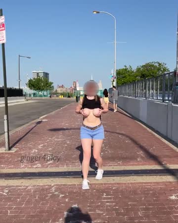 never know who you may run into on a casual stroll about the park [f]