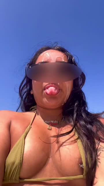 i did my first ever cumwalk on a public beach 