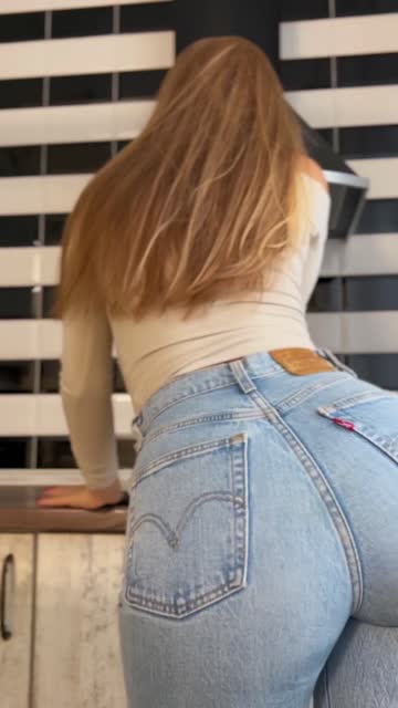spanking in jeans. yes or no