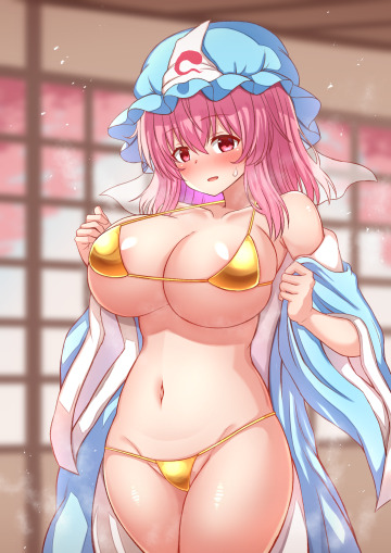 golden bikini yuyuko