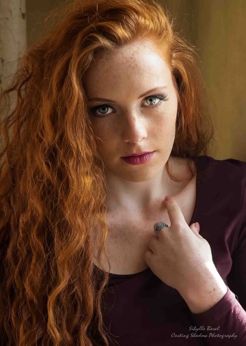 redhead beauty