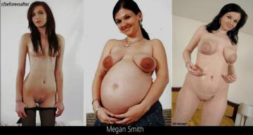 megan smith before, during and after pregnancy