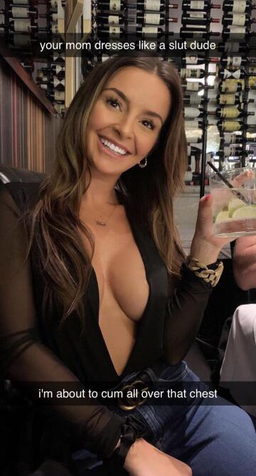 your mom can't help herself...