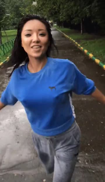 happy under the rain