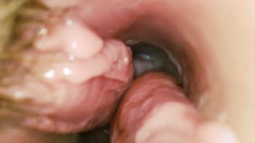 i hope that seeing this intimate moment makes you my friend. watch the gspot bounce @36 seconds. left side and a bit up if you need an anatomy pointer :]
