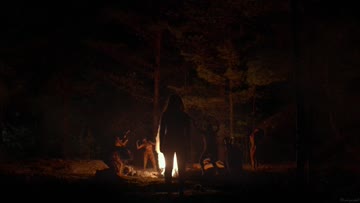 anya taylor-joy - the witch (us2015) - campfire scene
