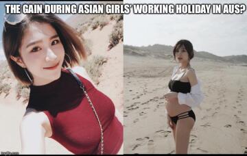 is your girlfriend in working holiday too?