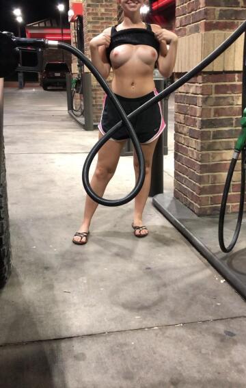 what else is there to do when pumping gas?