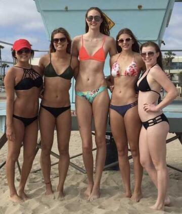 middle is 6’8.5”