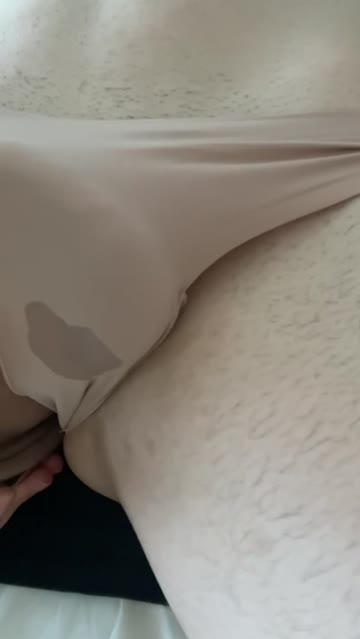 making cummy spots on the panties - vertical vid