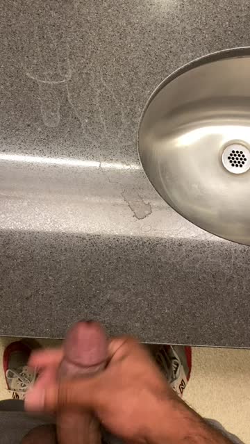 [proof] cum in a university bathroom
