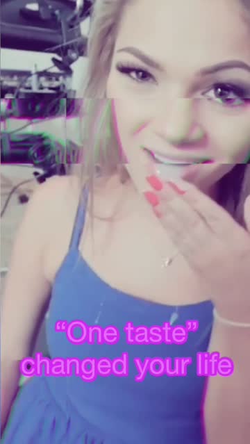 “it’s just one taste”