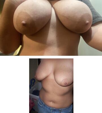look how much my areolas grew from 21-40!