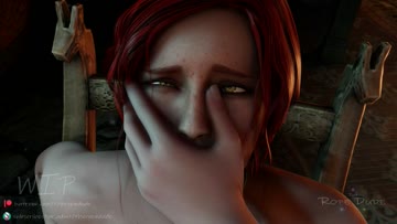 the awakening triss self forced (the rope dude) [the witcher] (short movie]
