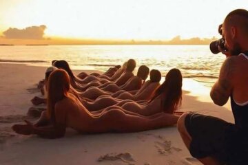 waiting for that perfect sunset shot