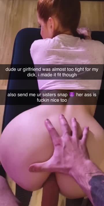 [r/cheatingpov] pov: you receive this snapchat from your friend whilst you're at work