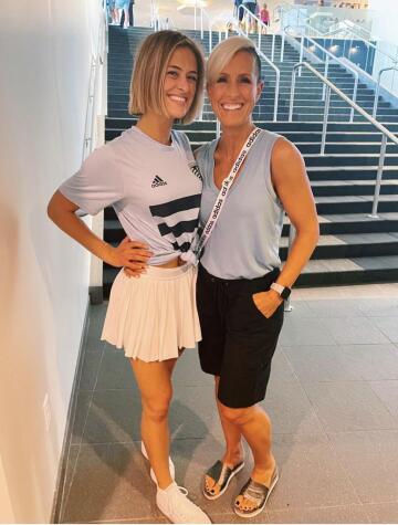 more of “she gets it from her momma”