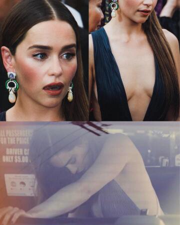 emilia clarke “please cum in me, i fucking need it”