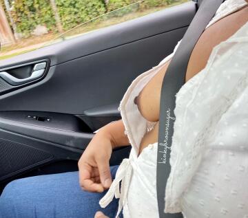 sideblouse while on a drive works?