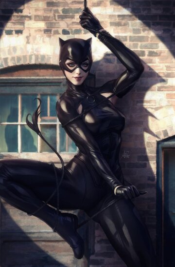artgerm variant art for catwoman #5