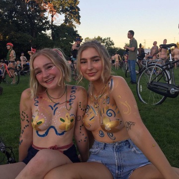 at a festival
