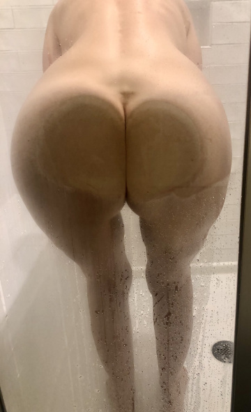 58f with my ass on the shower glass door! let me know if you want to see more like this!
