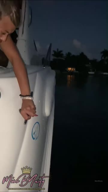 hot babe gets fucked in a yatch
