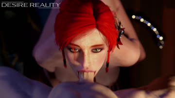 triss - pleasing her king (desire reality) [the witcher]