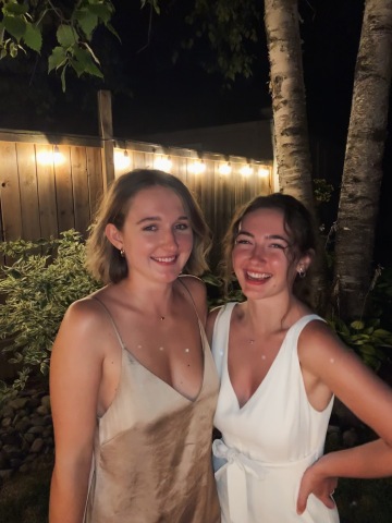 my sisters (23 and 18 years old)