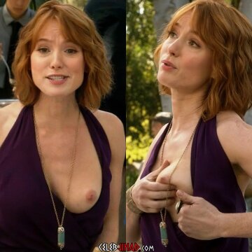 alicia witt pops one out