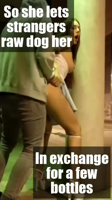 soon she'll be selling her ass for coke lmao