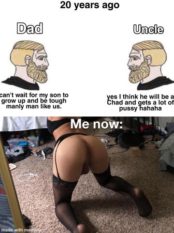 but my hips won’t let me be manly🥺