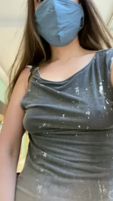 just giving you a quick peek up my skirt while i'm out shopping ;)