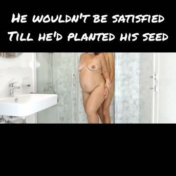 helping pregnant mother in the shower