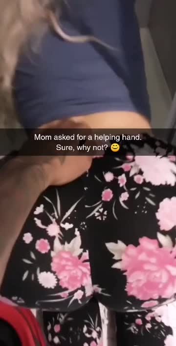 helping mom