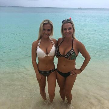 milf & daughter combo