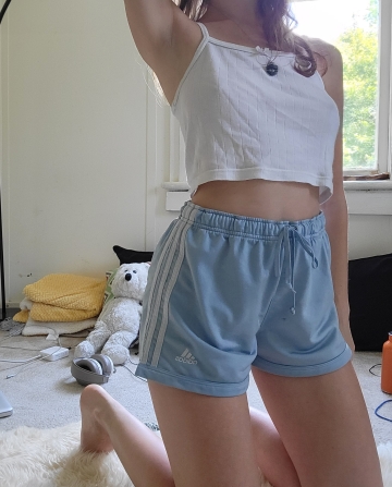 fun fact: these shorts were my mom's in the 80s-90s 😅