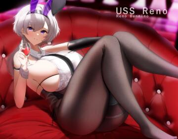bunny reno on the couch