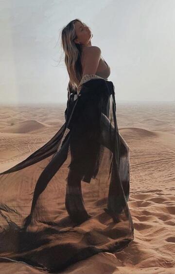 in the desert