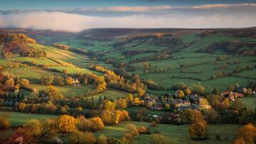 the village of rosedale abbey in yorkshire