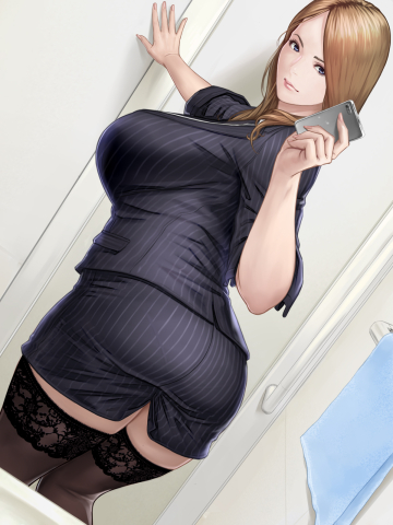 a thicc office lady [original]