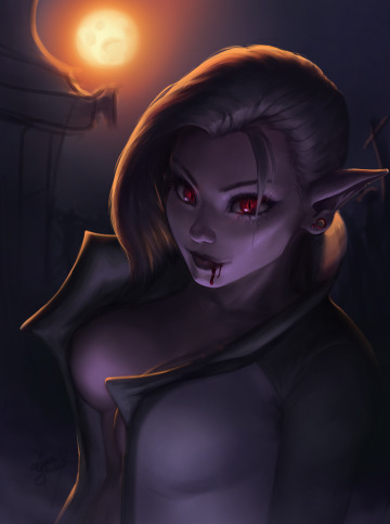 vampie lady by alyonkashaban