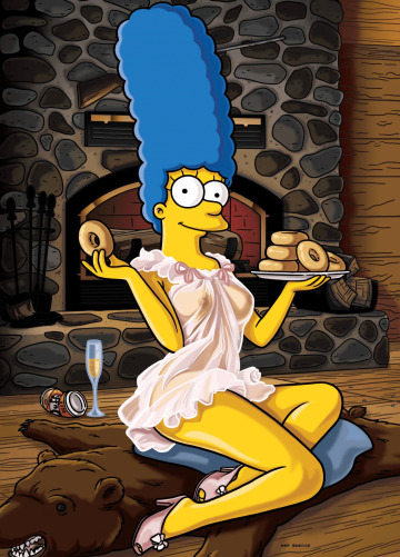 marge simpson - playboy magazine