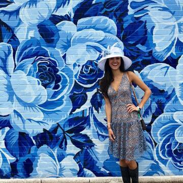 blue on blue mural