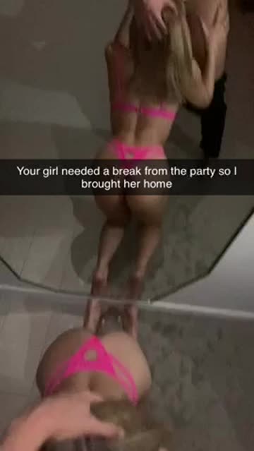 you didn't even notice she left