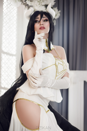 albedo cosplay photoshoot by dzikan (overlord)
