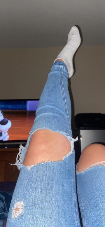 love my lil gray socks